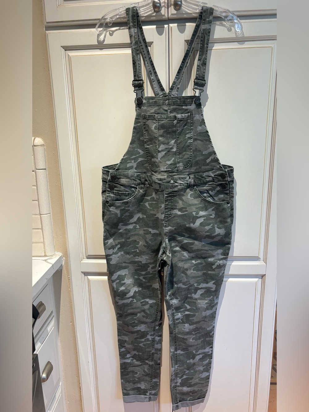 Justice girls size 20 plus camouflage overalls jumper